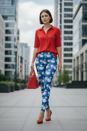 Legging pour femme "In the mood for clouds" bleu