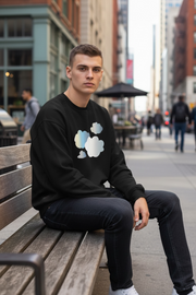 Sweat Unisexe à Col Rond "In the mood for clouds"