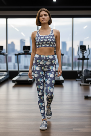 Brassière de Sport "In the mood for clouds" Violet