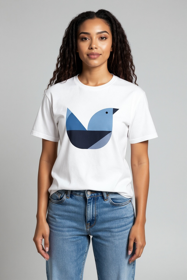 T-shirt Unisexe à Manches Courtes "Fly like a bird"