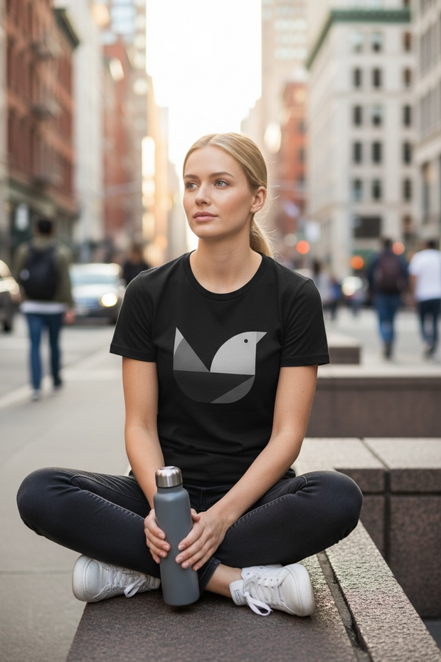 T-shirt Unisexe à Manches Courtes "Fly like a bird"