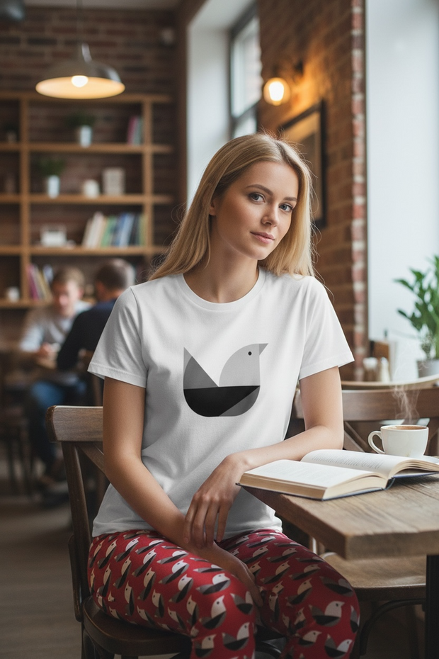 T-shirt Unisexe à Manches Courtes "Fly like a bird"